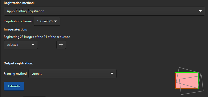 Appliquer Alignement Existant